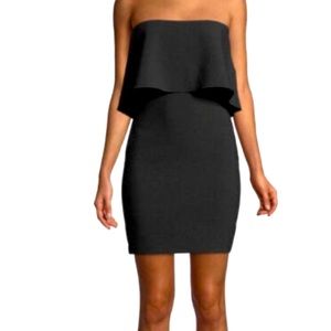 Likely Driggs Mini Strapless Dress Size 6 Black